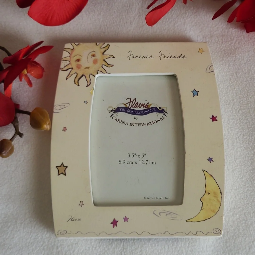 Flavia Picture Frame Photo Forever Friends Sun Moon Stars 6